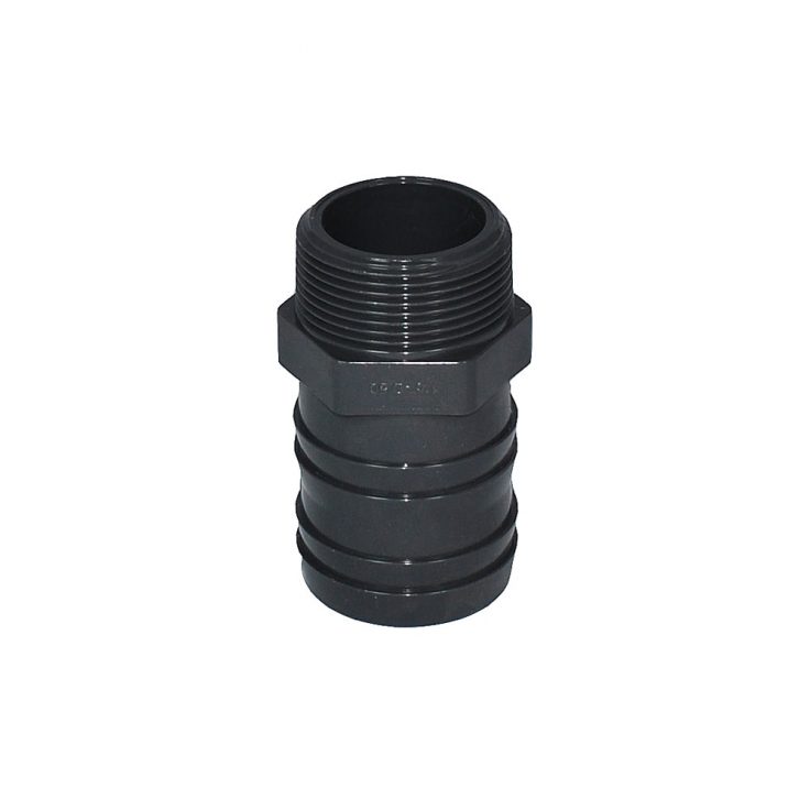 Tryckrör slangnippel i PVC 1 ½ tum x 50mm - Pool Store